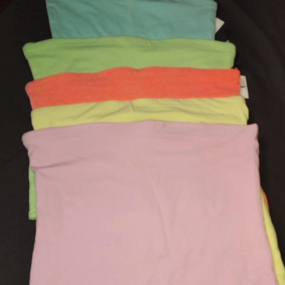 Halter tops w adhesive strip